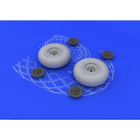 Eduard 648078 1/48 Boeing B-17 Flying Fortress Wheels