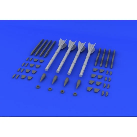 Eduard 648094 1/48 R-27ER / AA-10 Alamo-C Missiles (4pcs)