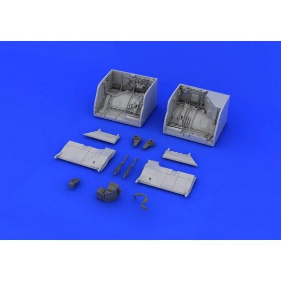 Eduard 648105 1/48 Mikoyan MiG-23M/MiG-23MF Main Wheel Bay for Trumpeter kit
