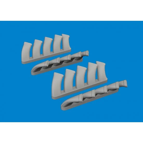 Eduard 6481073 1/48 Mosquito Exhaust Stacks for Tamiya kits - Model Planes