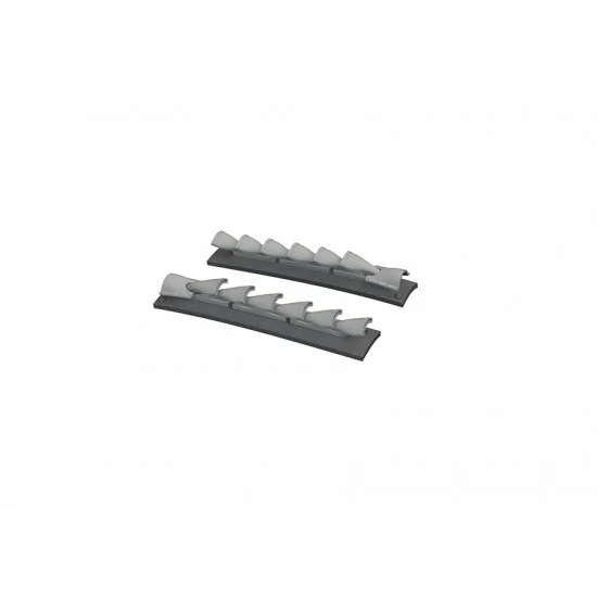 Eduard 6481098 1/48 P-40 Warhawk Cold Weather Exhaust Stacks Fishtail for Eduard kits