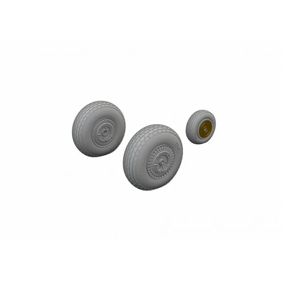Eduard 6481105 1/48 B-26G Marauder Wheels for ICM kits