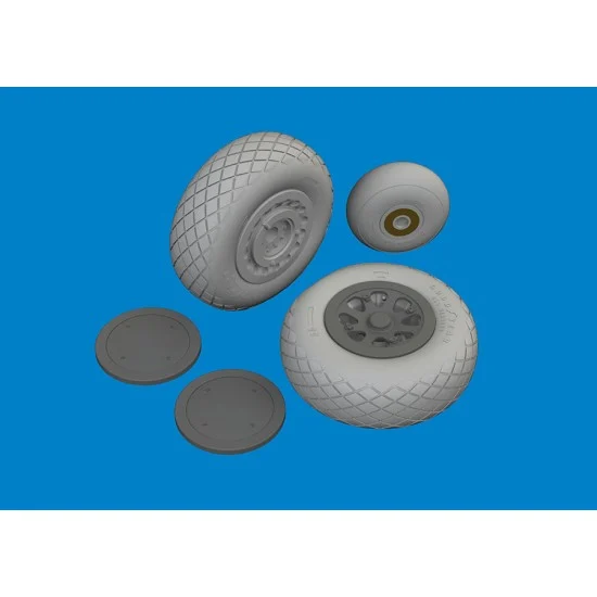 Eduard 6481127 1/48 DB-7B Boston III Wheels for HK Models kits