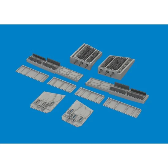 Eduard 6481131 1/48 Curtiss P-40N Gun Bays (6 guns) for Eduard kits
