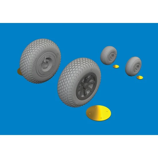 Eduard 6481135 1/48 P-40N Wheels Cross Tread for Eduard kits
