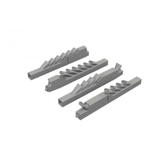 Eduard 6481147 1/48 Ju 88A Exhaust Stacks for Eduard/ICM kits - Model Planes