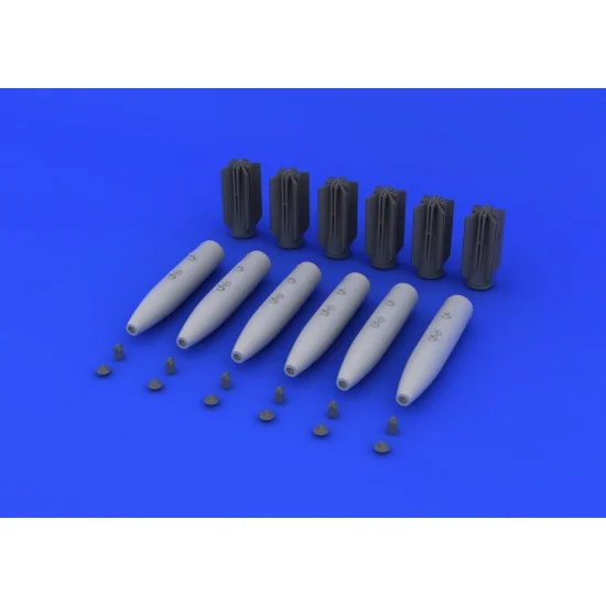 Eduard 648128 1/48 Mk.82 Bombs with Air Brake (early version) - Model Planes