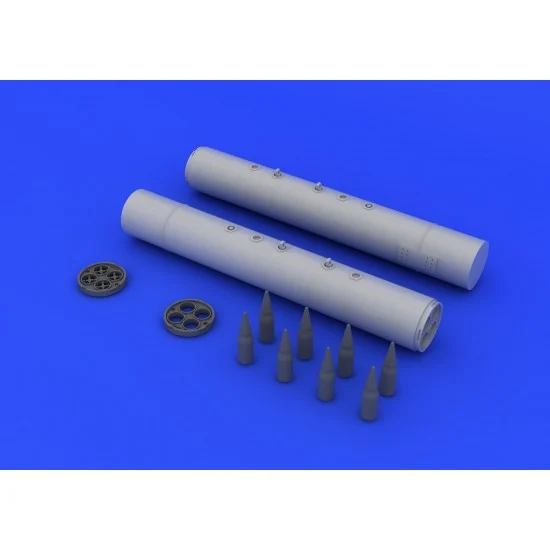 Eduard 648226 1/48 LAU-10/A ZUNI Rocket Launchers Set (2 Launchers)