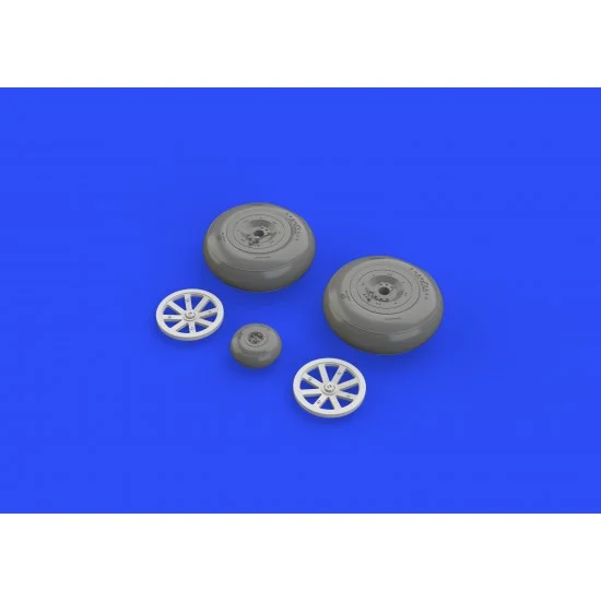 Eduard 648270 1/48 Curtiss P-40B Tomahawk Wheels for Airfix kit