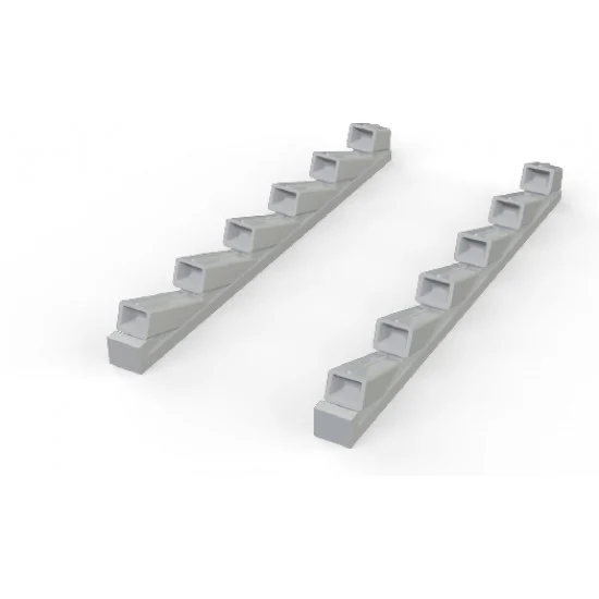 Eduard 648281 1/48 Macchi MC.202 Folgore Exhaust Stacks for Eduard/Hasegawa kit (2pcs) - Model Planes