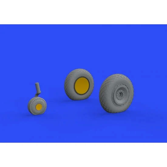 Eduard 648484 1/48 Republic P-47D Thunderbolt Wheels Set for Tamiya kits