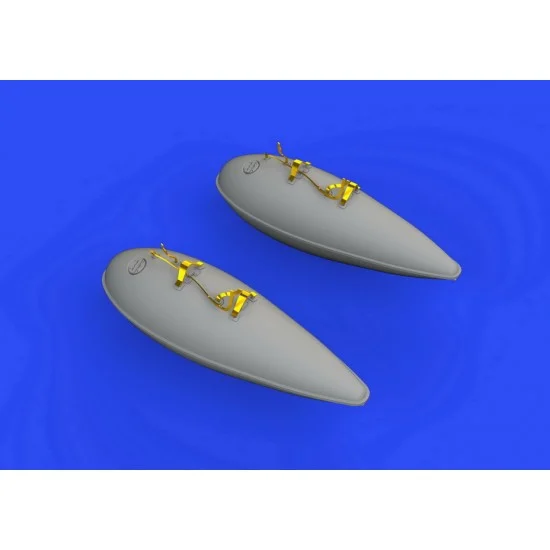Eduard 648571 1/48 North American P-51D Mustang 75gal Drop Tanks Set for Eduard kits