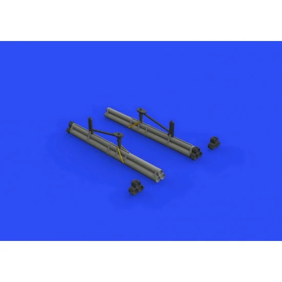 Eduard 648577 1/48 North American P-51D Mustang Bazooka Rocket Launcher Set for Eduard kits