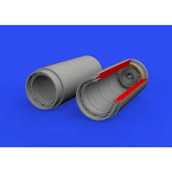 Eduard 648590 1/48 Mikoyan-Gurevich MiG-19 Exhaust Nozzles for Eduard/Trumpeter kits