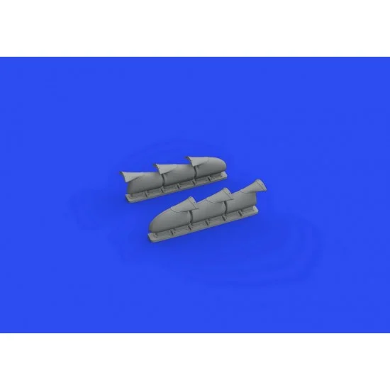 Eduard 648668 1/48 Supermarine Spitfire Mk.V Three-stacks Exhausts Fishtail for Eduard kits