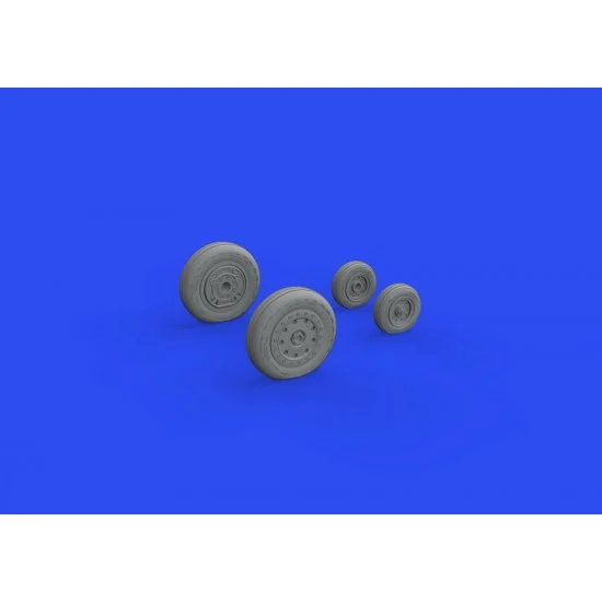 Eduard 648682 1/48 McDonnell Douglas F-4B Phantom II Wheels Detail Set for Tamiya kits