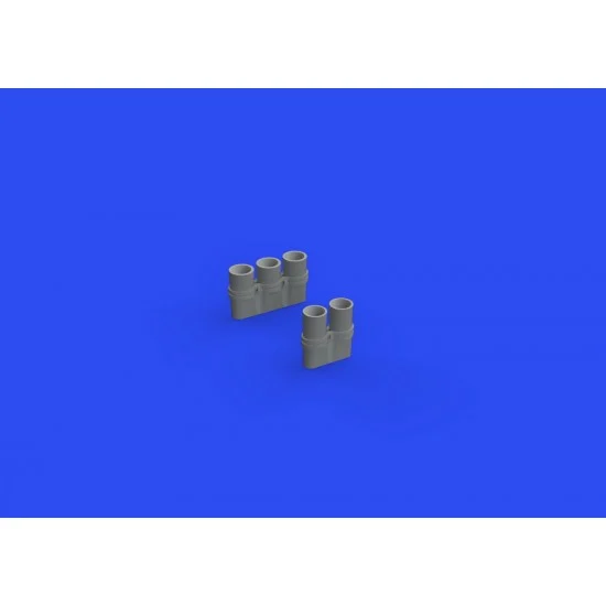 Eduard 648683 1/48 Grumman F6F Hellcat Exhaust Stacks Detail Set for Eduard kits - Model Planes