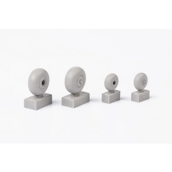 Eduard 648685 1/48 Mil Mi-24D Wheels Detail Set for Eduard/Zvezda kits