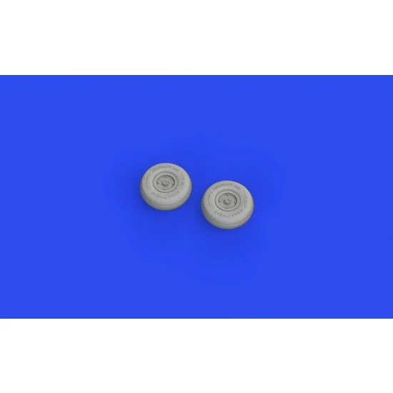 Eduard 648699 1/48 de Havilland Chipmunk T.10 Wheels Detail Parts for Airfix kits - Model Planes
