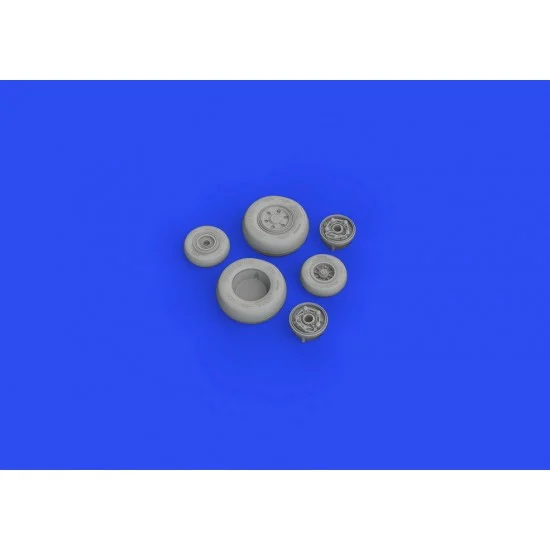 Eduard 648701 1/48 Boeing F/A-18E Super Hornet Wheels Detail Parts for Meng kits