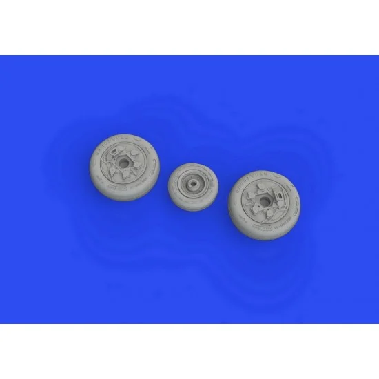 Eduard 648707 1/48 General Dynamics F-16 Fighting Falcon Wheels Early Set for Tamiya kits