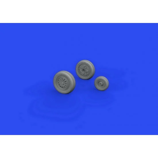 Eduard 648708 1/48 General Dynamics F-16 Fighting Falcon Wheels Late Set for Tamiya kits