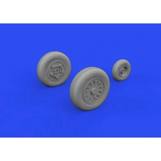 Eduard 648743 1/48 McDonnell Douglas F-15A/B Eagle Wheels for Great Wall Hobby kits