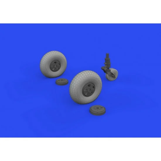 Eduard 648746 1/48 de Havilland Mosquito Wheels for Tamiya kits - Model Planes