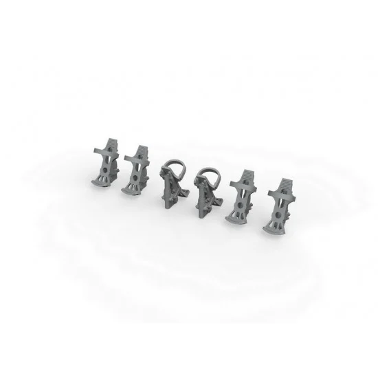 Eduard 648778 1/48 Luftwaffe Rudder Pedals - Model Planes