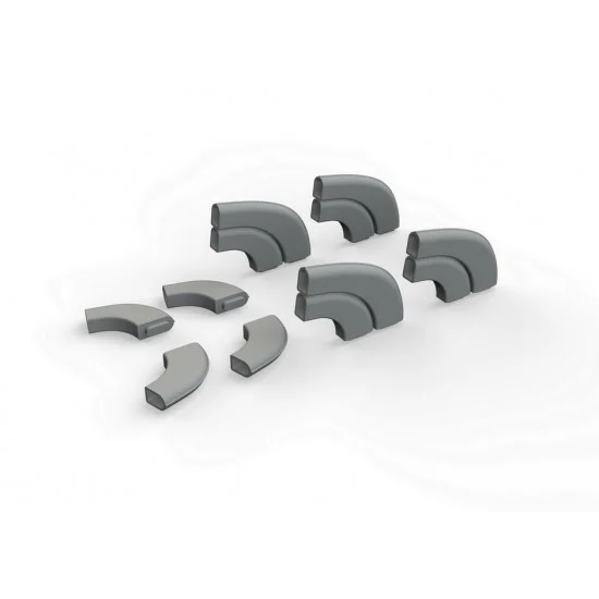 Eduard 648805 1/48 Yakovlev Yak-9D Exhaust Stacks for Zvezda kits