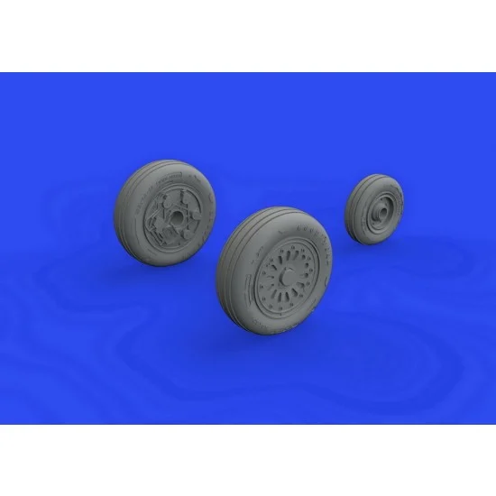 Eduard 648822 1/48 F-16A Mlu Fighting Falcon Wheels for Kinetic kits