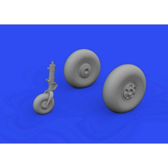 Eduard 648830 1/48 Bristol Beaufort Mk.I Wheels for ICM kits - Model Planes
