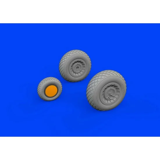 Eduard 648863 1/48 B-25J Mitchell Wheels for HK Model kits