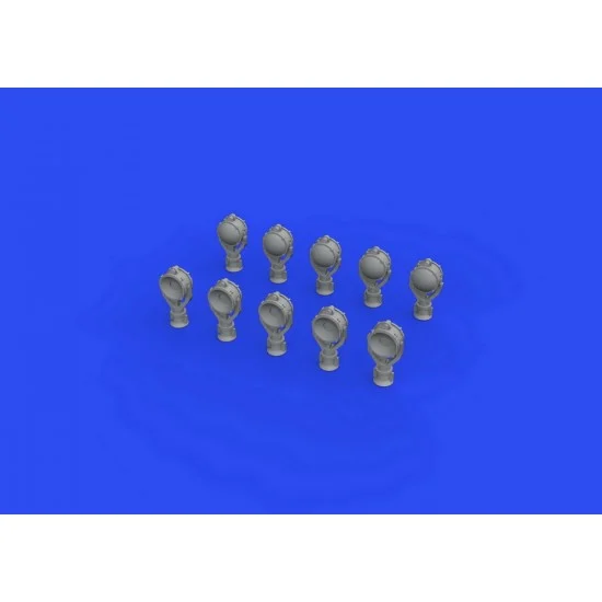 Eduard 653004 1/350 USN Searchlights 24 inch Detail Set - Model Ships & Boats