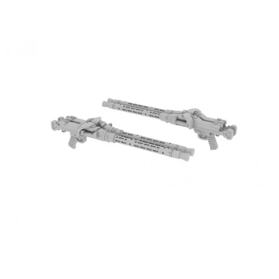 Eduard 672019 1/72 WWII German MG 81Z Resin Gun Set (2pcs) - Model Planes