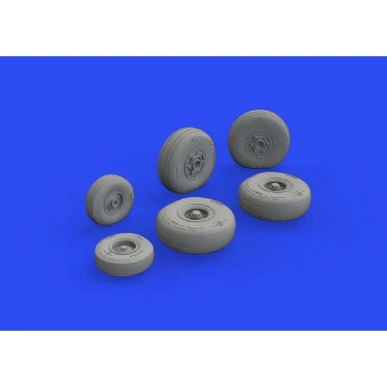 Eduard 672263 1/72 Lockheed C-130 Hercules Wheels Set for Zvezda kits