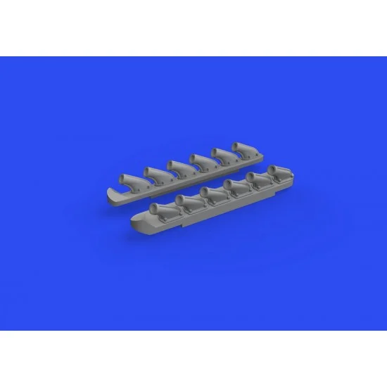 Eduard 672279 1/72 P-51B/C Mustang Exhausts Stacks for Arma Hobby kits