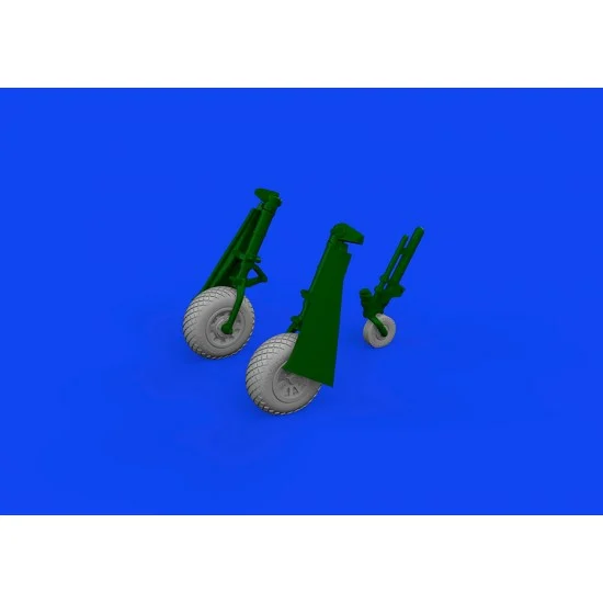 Eduard 672366 1/72 P-51D Mustang Wheels Diamond Tread for Eduard kits