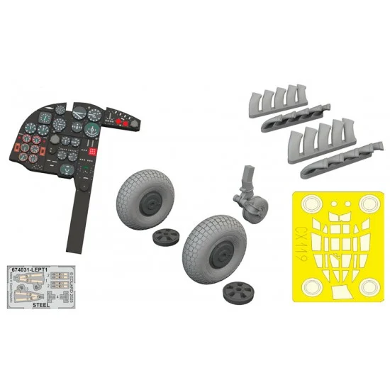 Eduard 674035 1/72 Mosquito NF Mk.II Detail Set for Tamiya kits - Model Planes