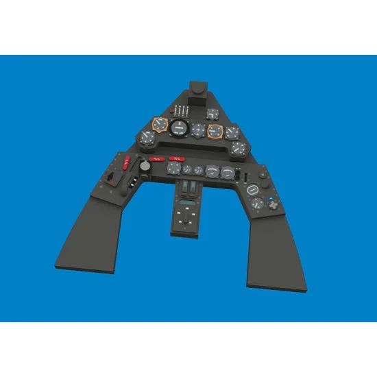 Eduard 674049 1/72 Fw 190D Pre-painted Dashboard and Steelbelts for IBG kits