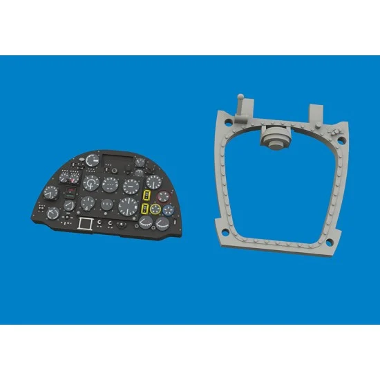 Eduard 674052 1/72 Spitfire Mk.I Pre-painted Dashboard and Steelbelts for IBG kits