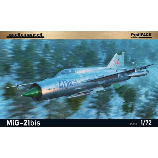 Eduard 70146 1/72 Soviet Mikoyan-Gurevich MiG-21BIS Jet Plane [ProfiPACK]