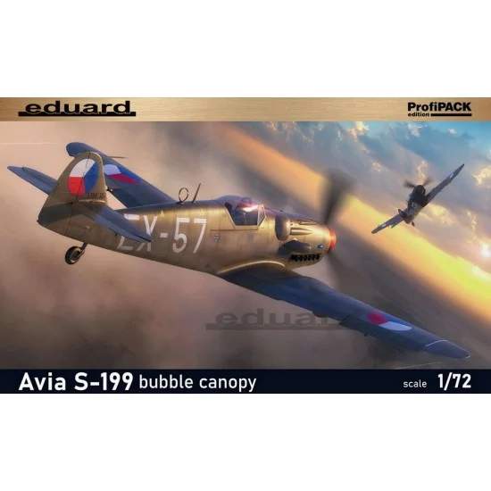 Eduard 70151 1/72 Avia S-199 w/Bubble Canopy [ProfiPACK]