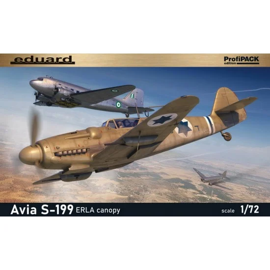 Eduard 70152 1/72 Czechoslovak Avia S-199 w/ERLA Canopy [ProfiPACK]