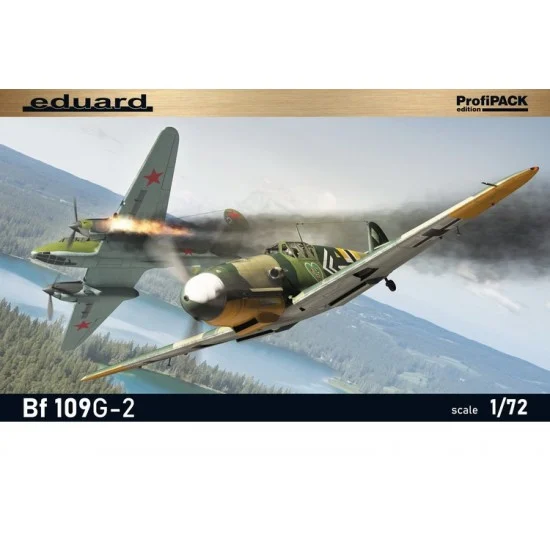 Eduard 70156 1/72 WWII German Messerschmitt Bf 109G-2 Fighter Plane [ProfiPACK]
