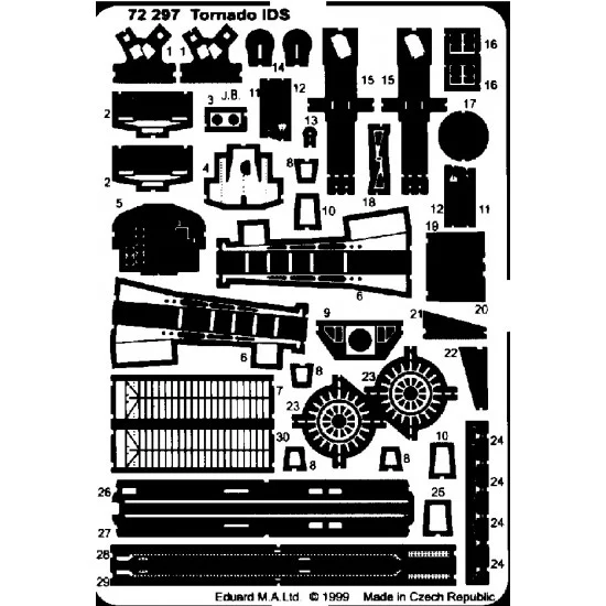 Eduard 72297 1/72 Tornado IDS/Gr Mk.1 Detail-up Set Vol.1 for Revell kit