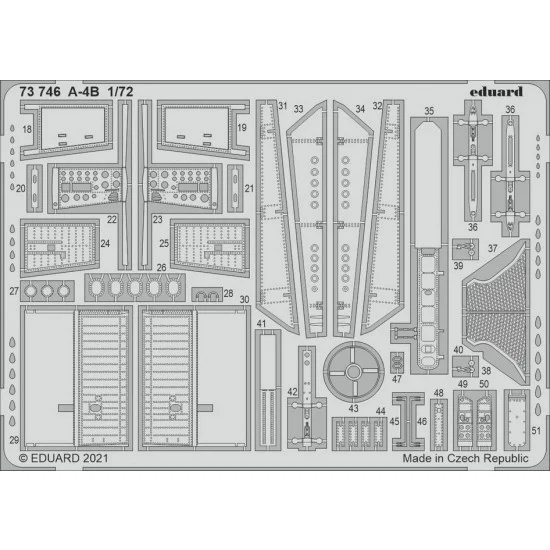 Eduard 73746 1/72 Douglas A-4B Skyhawk Detail Set for Fujimi/Hobby2000 kits