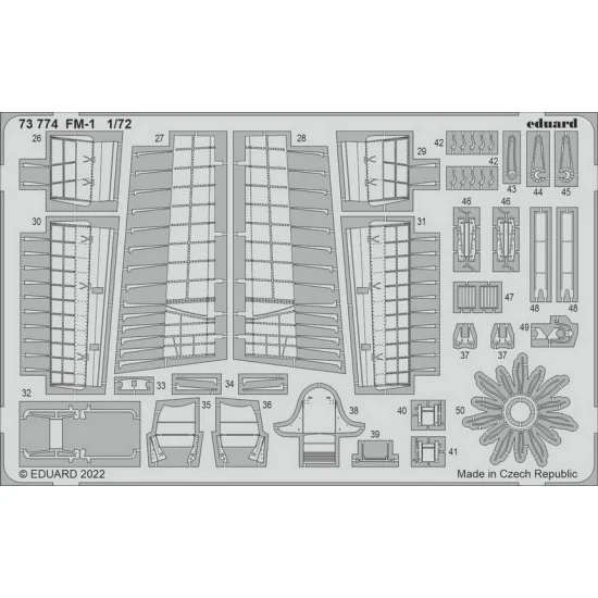 Eduard 73774 1/72 Eastern Division FM-1 Wildcat Detail Set for Arma Hobby kits