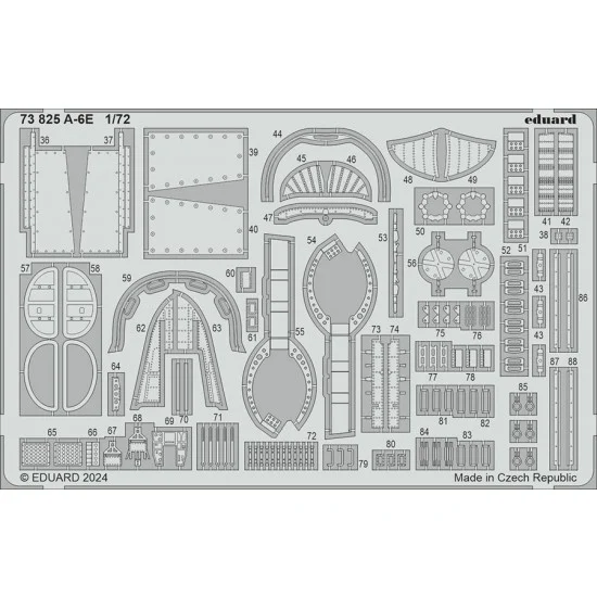 Eduard 73825 1/72 Grumman A-6E Intruder PE set for Trumpeter kits