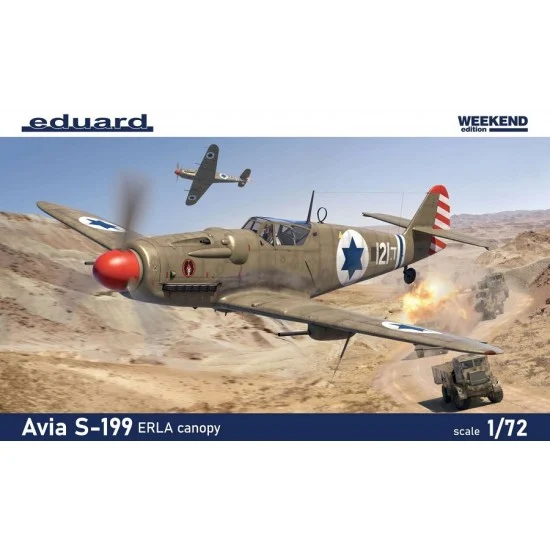 Eduard 7472 1/72 Avia S-199 with ERLA Canopy [Weekend Edition]